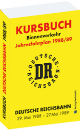 Kursbuch der Deutschen Reichsbahn 1988/89 - 