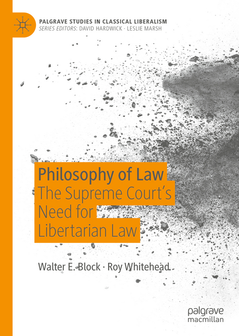 Philosophy of Law - Walter E. Block, Roy Whitehead