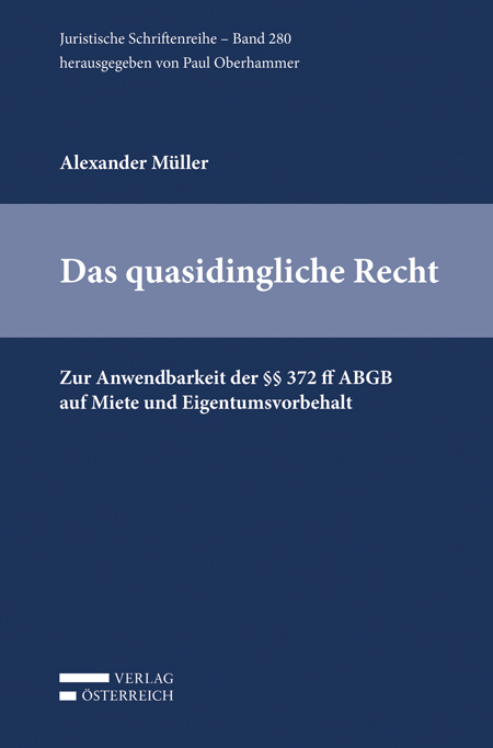 Das quasidingliche Recht - Alexander Müller