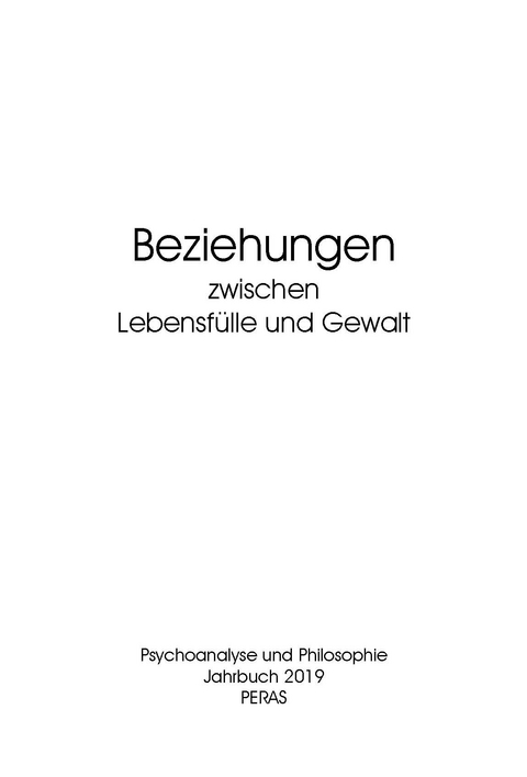 Beziehungen - 