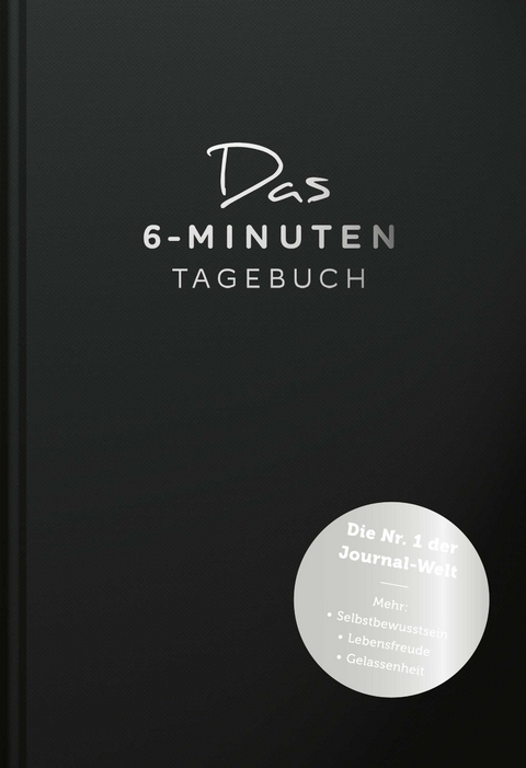 Das 6-Minuten-Tagebuch (schwarz) - Dominik Spenst