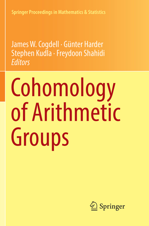 Cohomology of Arithmetic Groups - 