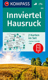 KOMPASS Wanderkarte Innviertel, Hausruck - KOMPASS-Karten GmbH