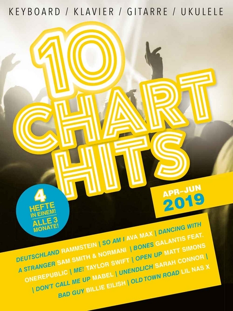 10 Charthits - Apr bis Jun 2019 - 