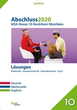 Abschluss 2020 - Mittlerer Schulabschluss Nordrhein-Westfalen Lösungen - 