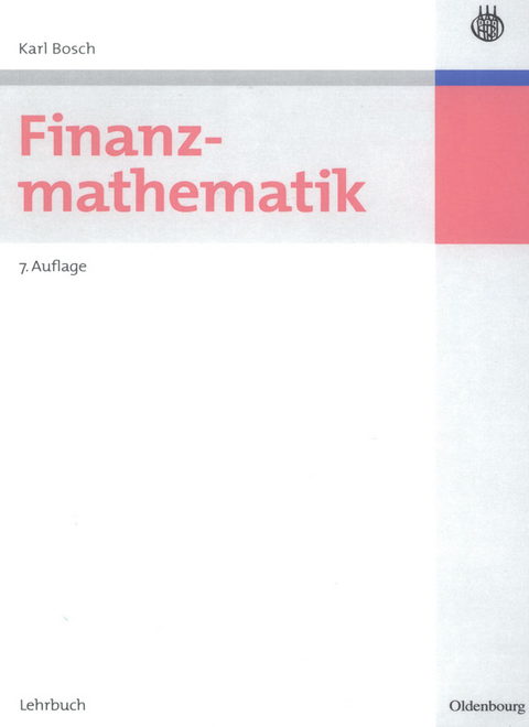 Finanzmathematik - Karl Bosch