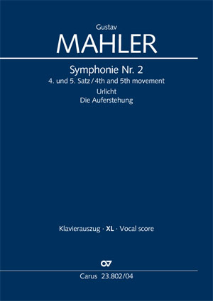 Symphonie Nr. 2 (Klavierauszug XL) - Gustav Mahler