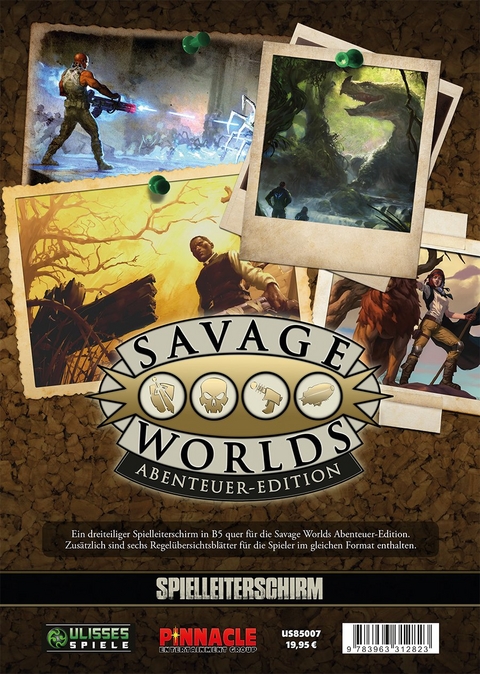 Savage Worlds Spielleiterschirm - Shane Lacy Hensley