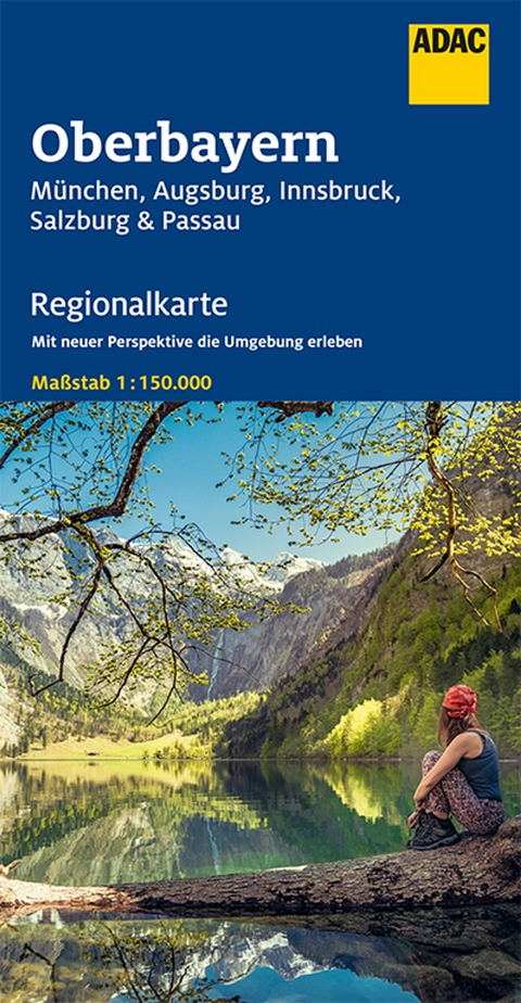 ADAC Regionalkarte 16 Oberbayern 1:150.000