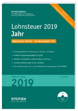 Tabelle, Lohnsteuer 2019 Jahr - Sonderausgabe Juli - 