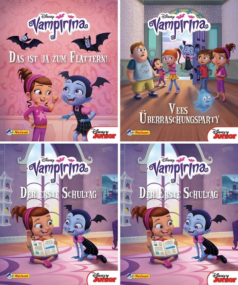 Nelson Mini-Bücher: Disney Vampirina 1-4