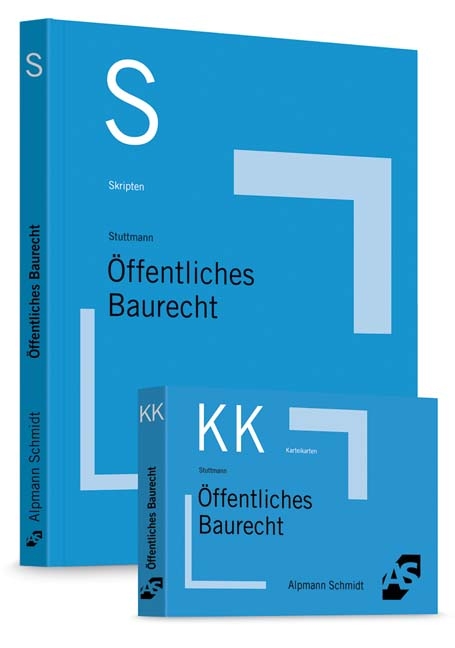 Bundle Stuttmann, Skript Öffentliches Baurecht + Stuttmann, Karteikarten Öffentliches Baurecht