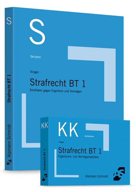 Bundle Krüger, Skript Strafrecht BT 1 + Krüger, Karteikarten Strafrecht BT 1