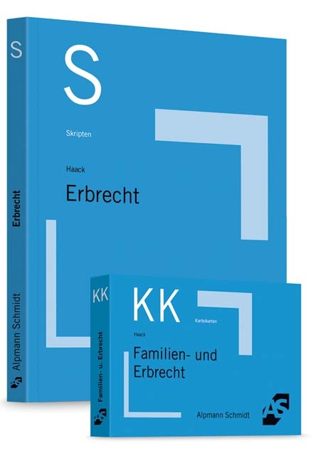 Bundle Haack, Skript Erbrecht + Haack, Karteikarten Familien- und Erbrecht