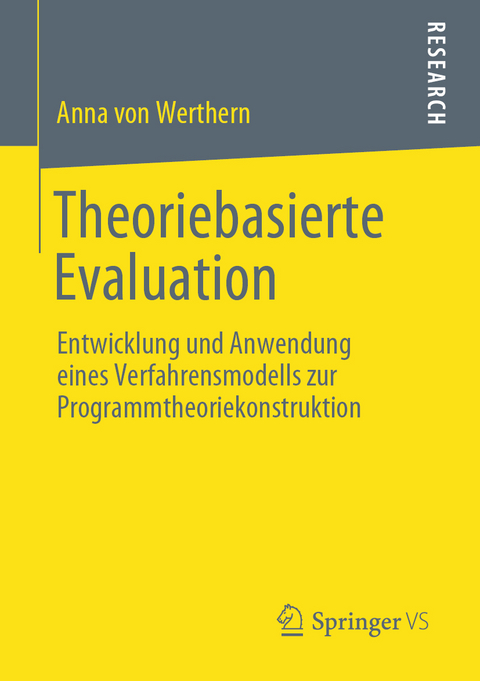 Theoriebasierte Evaluation - Anna von Werthern