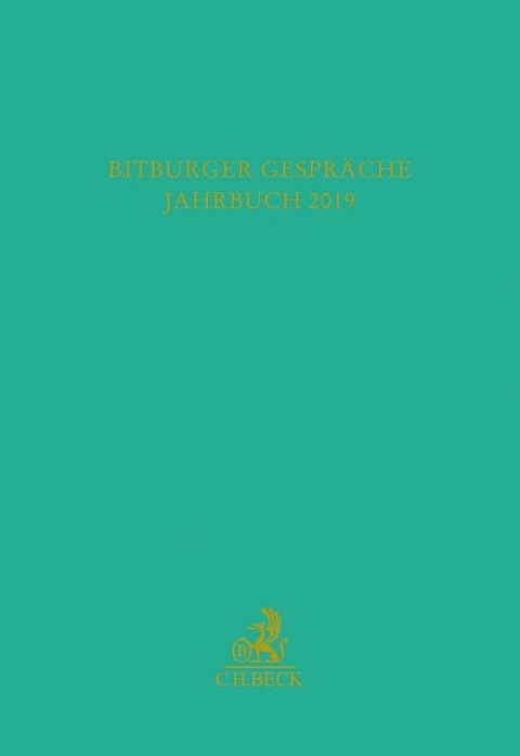 Bitburger Gespräche Jahrbuch 2019 - 