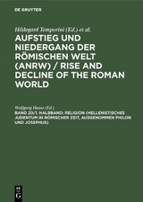 Aufstieg und Niedergang der römischen Welt (ANRW) / Rise and Decline... / Religion (Hellenistisches Judentum in römischer Zeit, ausgenommen Philon und Josephus) - 