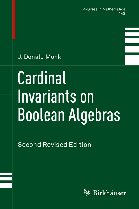 Cardinal Invariants on Boolean Algebras - J. Donald Monk