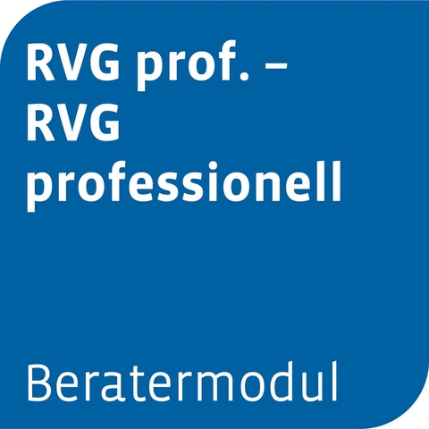 Beratermodul RVG professionell