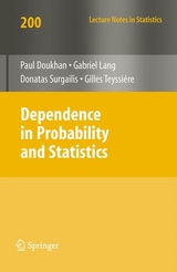 Dependence in Probability and Statistics - 