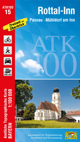 ATK100-15 Rottal-Inn (Amtliche Topographische Karte 1:100000)