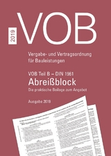 VOB Teil B - DIN 1961 - Abreißblock