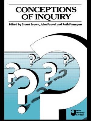 Conceptions of Inquiry -  Stuart Brown