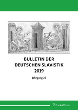 Bulletin der Deutschen Slavistik 2019 - 