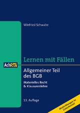 Allgemeiner Teil des BGB - Winfried Schwabe