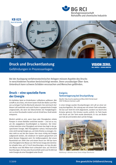 KB 025 Druck und Druckentlastung - 