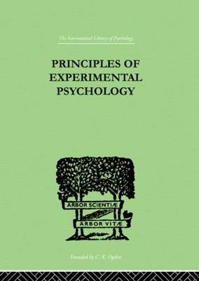 Principles Of Experimental Psychology -  Henri Pieron