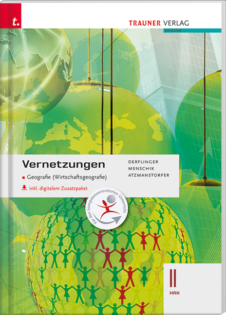 Vernetzungen - Geografie (Wirtschaftsgeografie) II HAK inkl. digitalem Zusatzpaket - Manfred Derflinger, Gottfried Menschik, Peter Atzmanstorfer