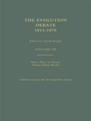 Man's Place in Nature, 1863 -  Thomas Henry Huxley