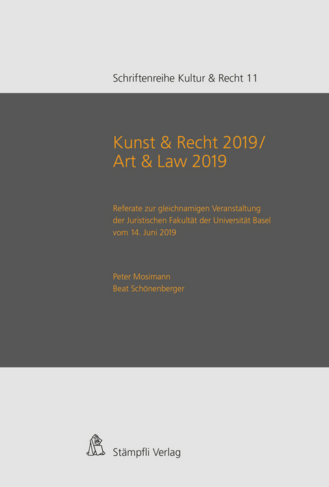 Kunst & Recht 2019 / Art & Law 2019 - 