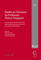 Etudes en l'honneur du Professeur Thierry Tanquerel - 