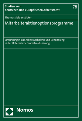 Mitarbeiteraktienoptionsprogramme - Thomas Seidensticker