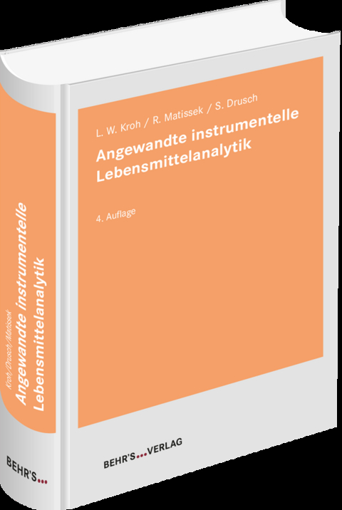 Angewandte instrumentelle Lebensmittelanalytik - Erik Becker, Christoph Beer, Dagmar Behmer, Peter Alexander Behnisch, Abraham Brouwer, Stephan Drusch, Ulrike Einhorn-Stoll, Susanne Esslinger, Carsten Fauhl-Hassek, Thorsten Fiedler, Frederik Fleissner, Hajo Haase, Ilka Haase, Katja Werra, Mikko Hofsommer, Thomas Homann, Gerd Huschek, Katrin Janßen, Detlef Jensen, Clemens Kanzler, Martin Kaufmann, Lothar Kroh, Reinhard Matissek, Reinhard Miller, Christian Moitzi, Ksenia Morozova, Gertrud Morlock, Marco Nestola, Andreas Niemöller, Kartik Pondicherry, Marion Raters, Harshadrai Rawel, Elke Riedl, Manol Roussev, Florian Rummel, Matteo Scampicchio, Sebastian Schalow, Friedrich W. Scheller, Franz-Josef Schmitt, Julia Schnapka, Rudolf J. Schneider, Denis Schütz, Anna Friederike Stauff, Martin Steinhaus, Bernd Thierfelder, Axel Warsinke, Reiner Wittkowski