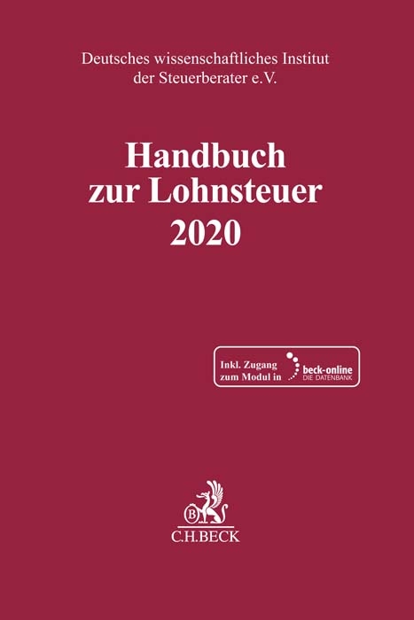 Handbuch zur Lohnsteuer 2020 - 