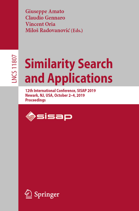 Similarity Search and Applications - 