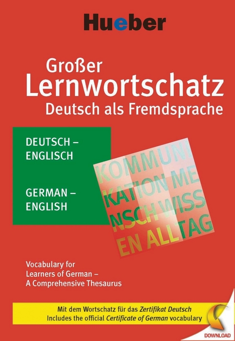 Großer Lernwortschatz Deutsch als Fremdsprache -  Monika Reimann,  Sabine Dinsel