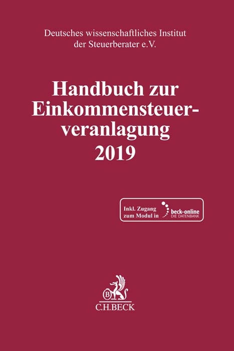 Handbuch zur Einkommensteuerveranlagung 2019 - 