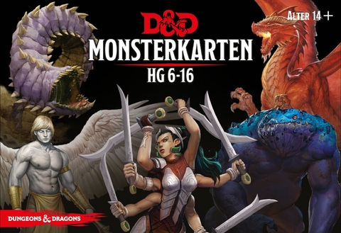 Dungeons & Dragons, Monsterkarten HG 6-16 (Deutsch) - Mike Mearls, Jeremy Crawford, Christopher Perkins, Chris Sims, Rodney Thompson, Peter Lee, Robert J. Schwalb, Matt Sernett Steve Townshend, James Wyatt