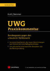 UWG - Praxiskommentar - Rainer Maria Kraft, Boris Steinmair