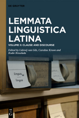 Lemmata Linguistica Latina / Clause and Discourse - 