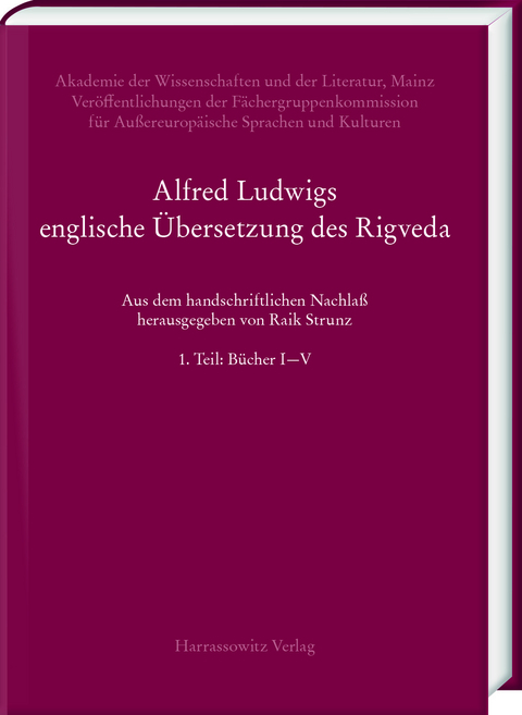 Alfred Ludwigs englische Übersetzung des Rigveda (1886–1893) - 