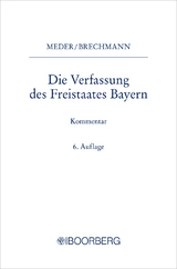 Die Verfassung des Freistaates Bayern - 