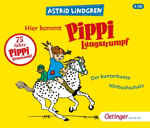 Hier kommt Pippi Langstrumpf. Der kunterbunte Hörbuchschatz - Astrid Lindgren