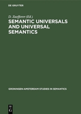 Semantic Universals and Universal Semantics - 