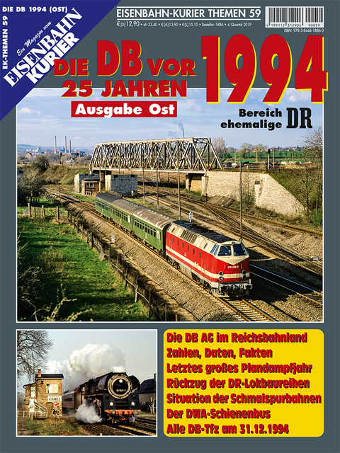 Die DB vor 25 Jahren - 1994 Ausgabe Ost