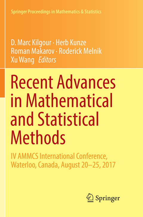 Recent Advances in Mathematical and Statistical Methods - 